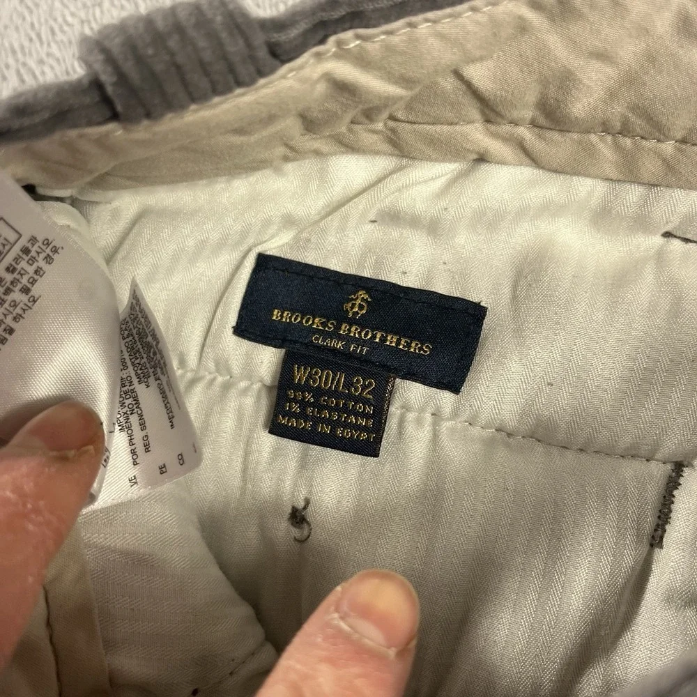 Brooks Brothers Clark Corduroy Pants Men's 30x32 Colorblock Multi Cotton Euc‎